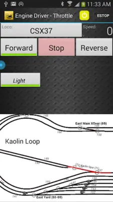 Engine Driver Throttle android App screenshot 0