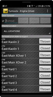 Engine Driver Throttle android App screenshot 2