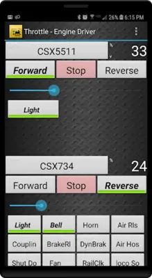 Engine Driver Throttle android App screenshot 6